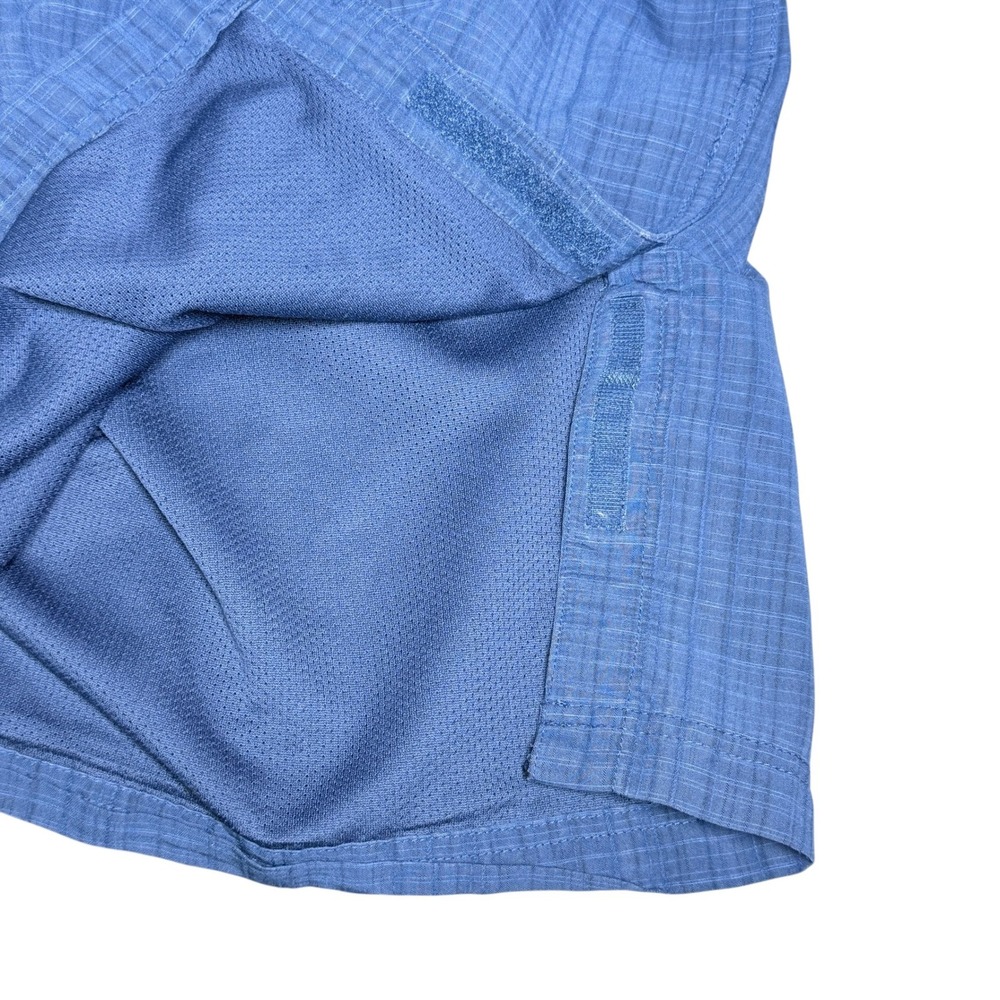 5.11 Tactical Blue Conceal Carry‎ Short Sleeve Button Shirt Mens XL Textured - Picture 6 of 9